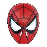 Rubie's Offizielles Kostümzubehör Spiderman-Maske, Halbmaske, geformt, für Kinder, Einheitsgröße, rot Halloween