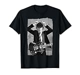 AC/DC Unisex Rock 'n' Roll T-Shirt mit Angus Young Distressed Photo - Schwarz, S