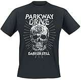 Parkway Drive Smoke Skull Männer T-Shirt schwarz L 100% Baumwolle Band-Merch, Bands, Nachhaltigkeit