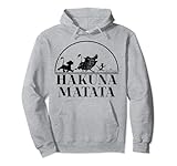 Disney The Lion King Hakuna Matata Simple Text Pullover Hoodie