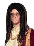 Smiffys Deluxe Voodoo-Dreadlock-Perücke, Braunund Schwarz