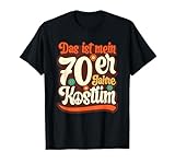 Siebziger Jahre Geschenke Accessoires & Bekleidung 70er Jahre Kostüm Outfit Party T-Shirt Schwarz Unisex S