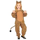 Widmann - Kinderkostüm Leopard, Overall und Ohren, Tier, Raubkatze, Motto-Party, Karneval