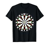 Dartscheibe Dart Spieler Dartautomat Brett Spiel Dartspieler T-Shirt