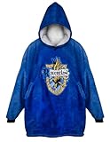 Harry Potter Ravenclaw Oversize-Decke Hoodie Blau, blau, Einheitsgröße