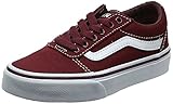 Vans Unisex Kinder Ward Canvas Sneaker, Rot (Leinwand) Port Royale / Weiß 8J7), 37 EU