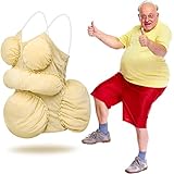 Hotop Fat Suit Madea Old Lady Kostüm für Erwachsene Fat Belly Kostüm für Halloween Cosplay Dress Up Party, Polyester, Einheitsgr��e