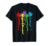 Karneval Kostüm Maler Faschingskostüm Farbkleckse bunt Farbe T-Shirt