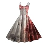 Zombie Braut Kostüm Horror Braut Halloween Kostüm Damen Sexy Gruselig Blutig Halloween Kostüme für Frauen Gruselige Brautkleid Kleider Halloween Kostüm Damen Gruselig Blutige Zombie Braut Kostüm