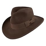 Dorfman Pacific Indiana Jones Promotion Fedora Hut - Braun - L