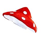 W WIDMANN MILANO Party Fashion 0211L - Hut Fliegenpilz für Erwachsene, Mütze Pilz, Kopfbedeckung für Karneval