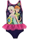Disney Frozen Badeanzug Mädchen | Anna und ELSA Badeanzug | Einteilige Schwimmanzug Kinder Mädchen | Bademode Mädchen 110