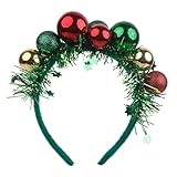 seluluory Chritsmas Haarreif für Neujahr, mit bunter, festlicher Kopfbedeckung für Weihnachten, Party, Feier, Stirnband