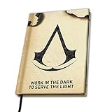 Assassin's Creed Crest Unisex Notizbuch multicolor Papier Fan-Merch, Gaming, Ubisoft
