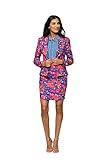 OppoSuits Karnevalskostüme für Damen – mit Jacke, Hose und Krawatte, The Fresh Princess, 44