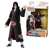 Bandai – Anime Heroes – Naruto Shippuden – Anime Heroes Figur 17 cm – Itachi Uchiwa – Offizielle Lizenz - Gelenkfigur Itachi - 36902