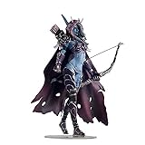 REOZIGN World of Warcraft Figur Sylvanas Windrunner Statue, 15CM PVC Stehende Pose mit Schleife Sylvanas Anime Actionfiguren Spielzeug (Basis & Farbbox)