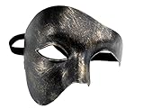 Sincerity Craft Hübsche Party-Abschlussball-Masken, Luxus-Masken, Schwarz und Gold