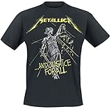 Metallica ...and Justice for All - Tracklist Männer T-Shirt schwarz L 100% Baumwolle Band-Merch, Bands