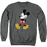 Cotton Soul Disney Mickey Mouse Classic Walk Crew Sweatshirt, Anthrazit, anthrazit, XXL