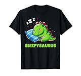 Sleepysaurus Schlafanzug Nachthemd Dinosaurier Schlafshirt T-Shirt