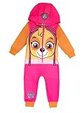 Paw Patrol Skye Mädchen Einteiler mit Kapuze, Rosa, 18 Monate - 6 Jahre, Skye, 2-3 Jahre