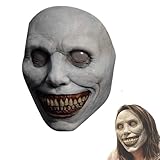 Kimuwote Halloween Maske Horror Totenkopf Maske, Creepy Party Festa Latex Masken für Karneval, Mottoparty, Halloween, Cosplay