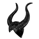 Vliebb Maleficent Hörner Frauen Kostüm Halloween Kopfschmuck Latex Hörner Mottoparty Kostümparty Böse Königin Damen Cosplay