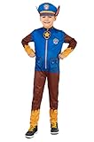 Ciao- Chase costume disguise boy official Paw Patrol (Size 3-4 years) with hat, Blau