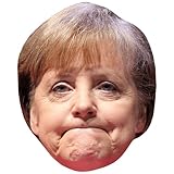 Angela Merkel (Fringe) Maske aus Karton