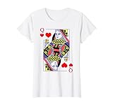 Herz Dame Kostüm Spielkarte Kartenspiel Herz Dame Karneval T-Shirt