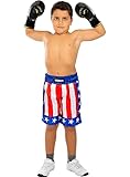 Funidelia | Rocky Balboa Kostüm 100% OFFIZIELLE für Jungen Größe Rocky, Film und Serien, Rocky, Berufe - Farben: Bunt, Zubehör für Kostüm - Lustige Kostüme für deine Partys