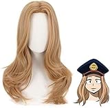 Wig Anime Cosplay Camie Utsushimi Cosplay Perücke Blond Braun Lange Lockige Kunsthaar Perücken + Kappe