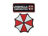 Umbrella Corporation Kostüm Cosplay Verkleidung Patch Set – 2 Klettverschlussabzeichen