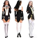 Nonnen Kostüm Damen Sexy Oder Nonnenkostüm Damen. Nonnenkostüm Für Karneval Halloween Und Mottopartys Bequem Und Elegant. Karneval Kostüm Damen Nonne.