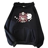 ADITIRCP Genshin Impact Hoodie Hu Tao Cosplay Kostüm Langarm Sweatshirt Unisex Anime Spiel Cosplay Pullover Pulli