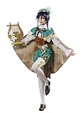 OSIAS Upgraded Edition Genshin Impact Venti Cosplay Costume(L)