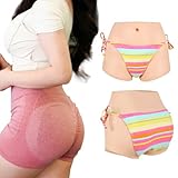 CYOMI Silikon Höschen Silp Gaff Pad Enhaner Panties für Crossdresser Cosplay Transgender Drag Queen Höschen (Gelb)