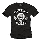 Dragon Roshi´s Gym T-Shirt Training WIHT The Master schwarz L
