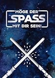 GRAFIK WERKSTATT Das Original Glückwunschkarte Geburtstag, Musikkarte mit Sound, Song 'Star Wars Theme'
