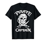 Piraten Kostüm Piratenflagge Pirat Kapitän Deko T-Shirt