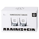 Rammstein Tumbler ”Logo” 2er Box 0,29l Glas, Offizielles Band Merchandise