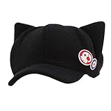 Leaffly Cosplay Asuka Langley Soryu Cat Ears Cap Hut schwarz