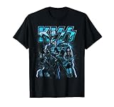 KISS - Blauer Blitz T-Shirt