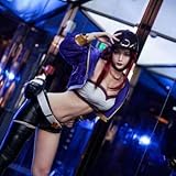League of Legends K/DA Akali Cosplay Kostüm, M
