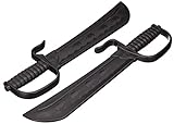 DEPICE Messer Wing Chun Schwerter Hartkunststoff (Paar), schwarz, W-BFHP, uni