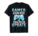 Lustiges Zocken Gamer Update Jungs Gaming Nerd T-Shirt