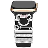 YeahBoom Watch Armband Charms,Charms für Uhrenarmband,Dekorative-Rings-Loops Kompatibel mit Silikon,für Smartwatch Uhrenarmband Schmuck Uhrband Charms