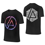 Jackgaberd L$in*k$in Baumwoll-T-Shirt Pa$rk Herren-T-Shirt, kurzärmelig, Bluse, T-Shirt für Herren, Rundhalsausschnitt, Logo, bedruckt, Sommer-Fans, Kleidung, Pullover, Top, 16, XXL