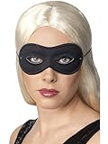 Smiffy's - Halbmaske schwarz